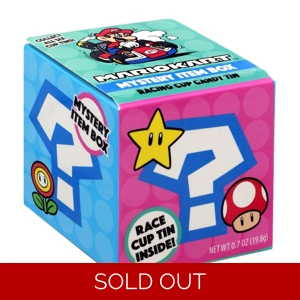 Nintendo Mario Kart Blind Mystery Box - Race Cup Tins & Fruit Candy